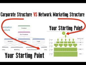 Corporate Structure VS Network Marketing Structure