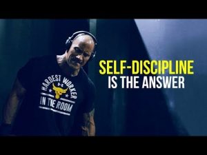 Self-Discipline Is The Answer!