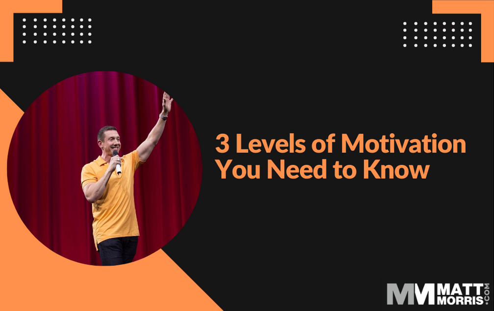 Three Levels of Motivation
